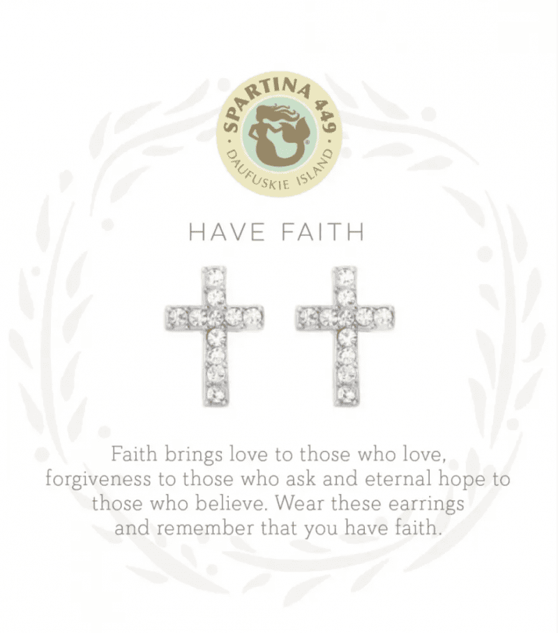 2381 Sea La Vie Have Faith SIL Earrings