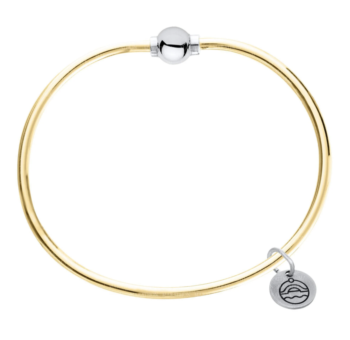3995 CC Bangle Gold with Silver sz 8